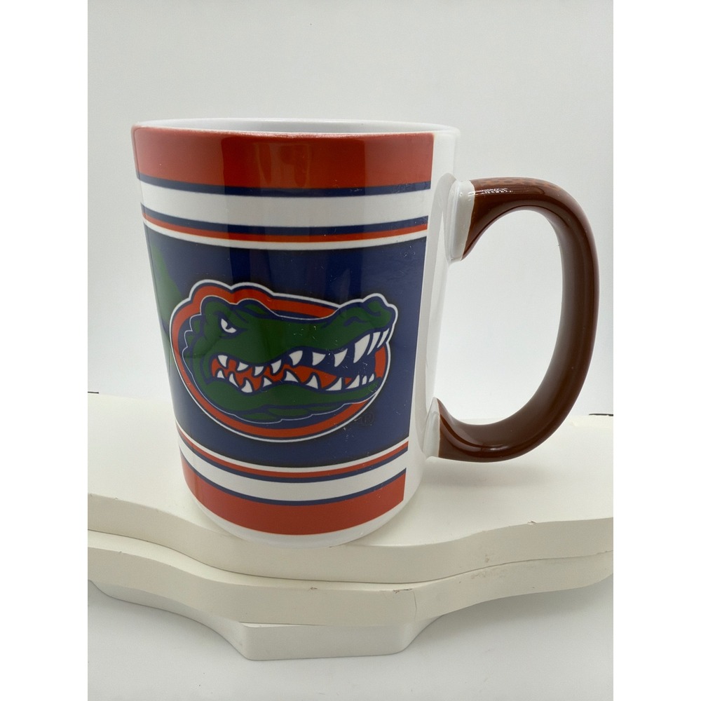 Florida Gators Albert Logo Blue Orange Ceramic Coffee Mug - Picture 1 of 6